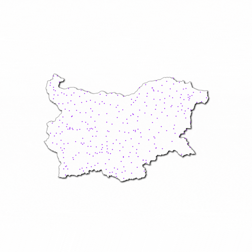 #30daymapchallenge hashtag#day2 Here is the product of a simple arcpy script that takes a set of points (cities) and calculates the nearest features (hospitals) and edits symbology accordingly using arcmpy.mp.